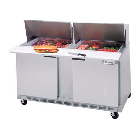 Beverage-Air Food Prep Tables SPE60 Elite Series Mega Top, 60"W - SPE60HC-18M